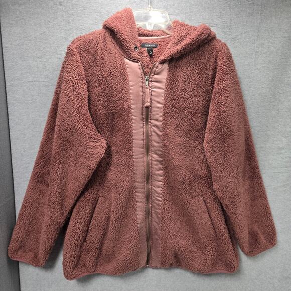 Torrid Sherpa Zip Up Hoodie Size 1X - Picture 1 of 7